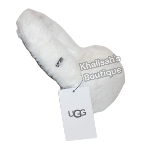 RARE! BNIB! NWT! Ugg Women's Earmuff Sheepskin Waterproof White - Picture 11 of 15